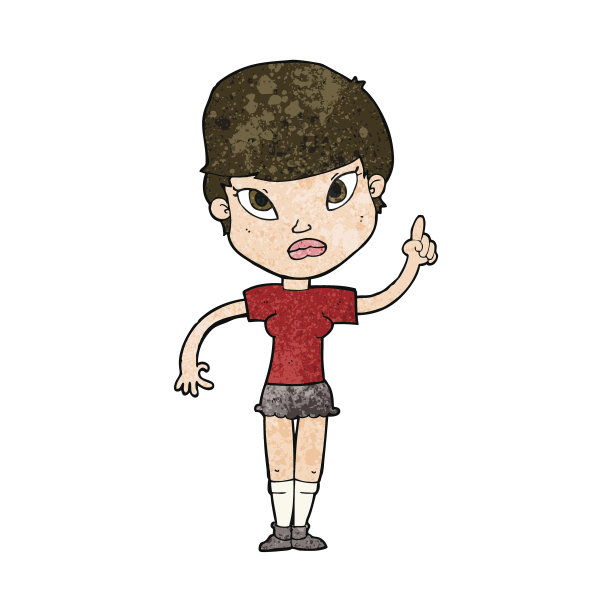 有创意的卡通女人图片下载