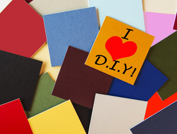 我喜欢DIY !-家居改善/商业标志图片下载