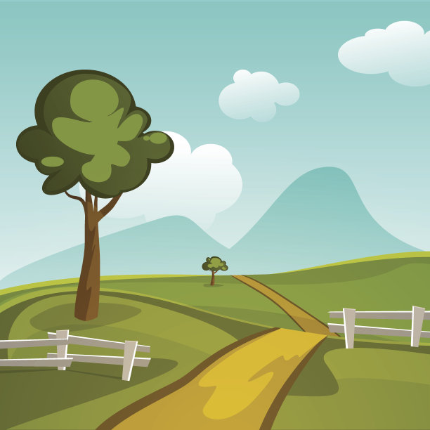 夏天的风景素材图片