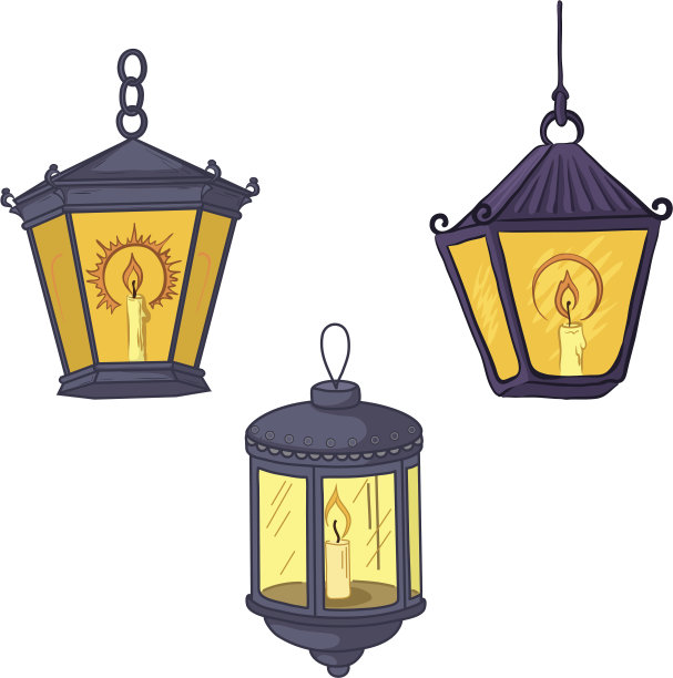 古董街灯笼图片下载