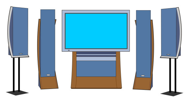 家庭影院电视机图片下载