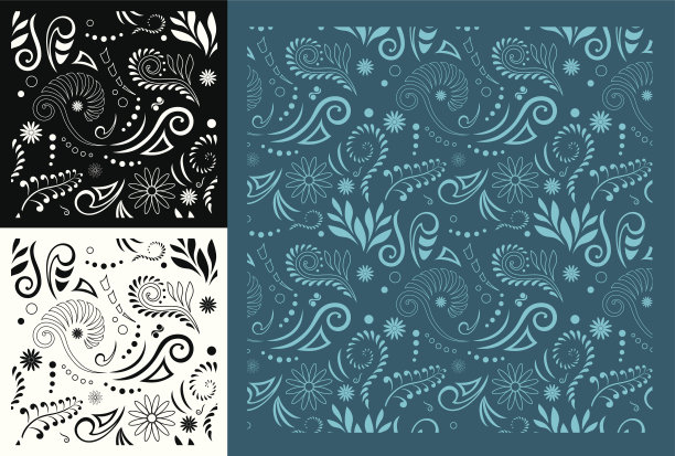 毛利Koru无缝图案图片下载