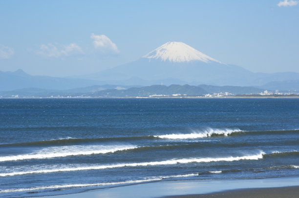 Mt.Fuji和海洋图片下载