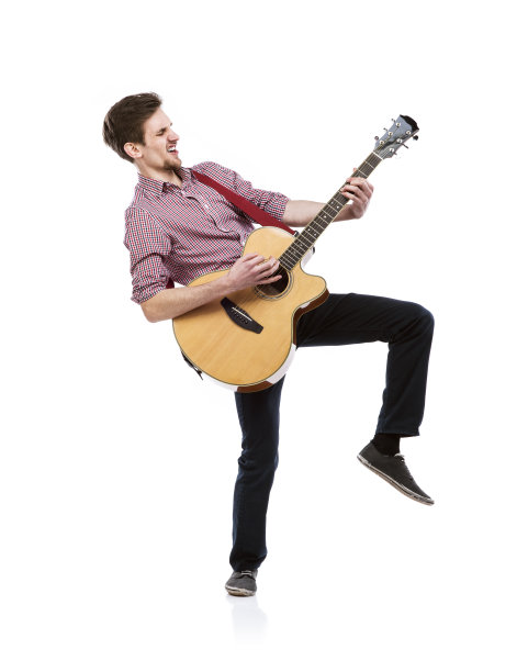 年轻的吉他手图片下载