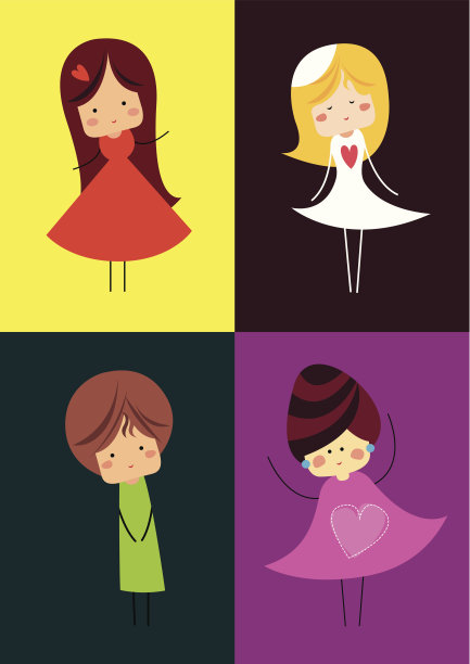 可爱的女孩图片下载