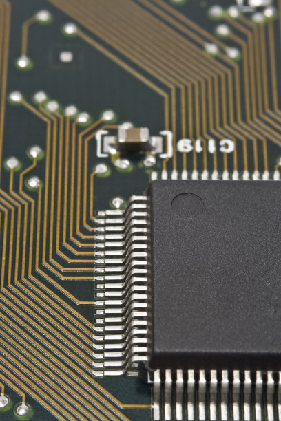 微处理器和电路板图片下载