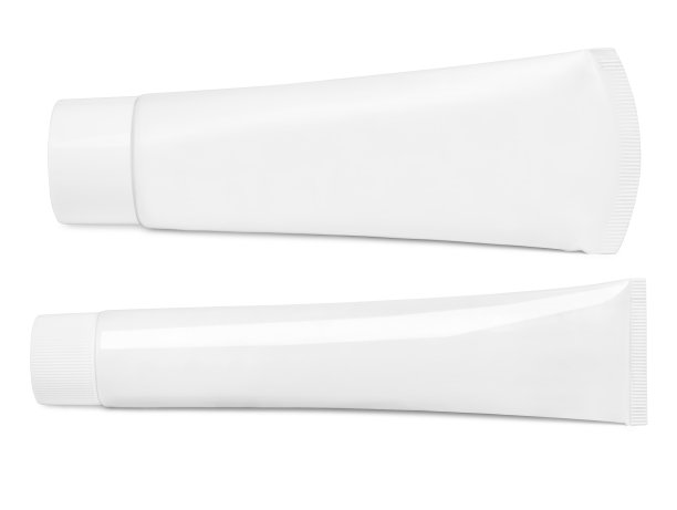 白色塑料管，没有标签素材图片