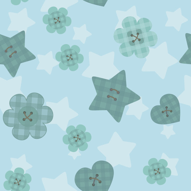 有趣的小按钮无缝模式的傍晚背景图片下载