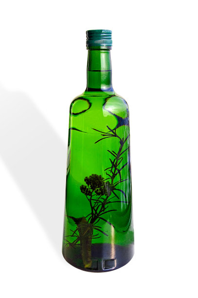 绿色的玻璃瓶图片下载