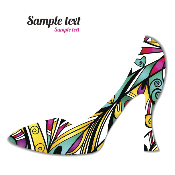 标志图案的鞋子图片下载