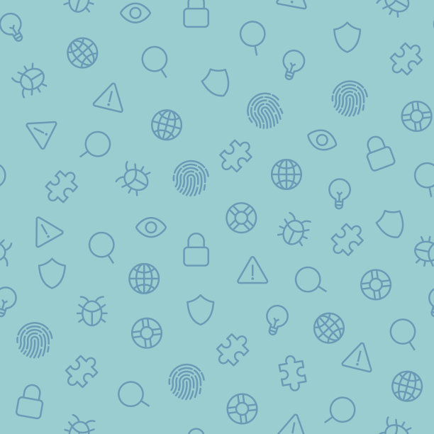 安全图标无缝模式图片下载