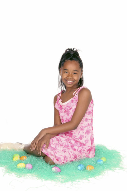 粉红色的复活节的衣服图片下载