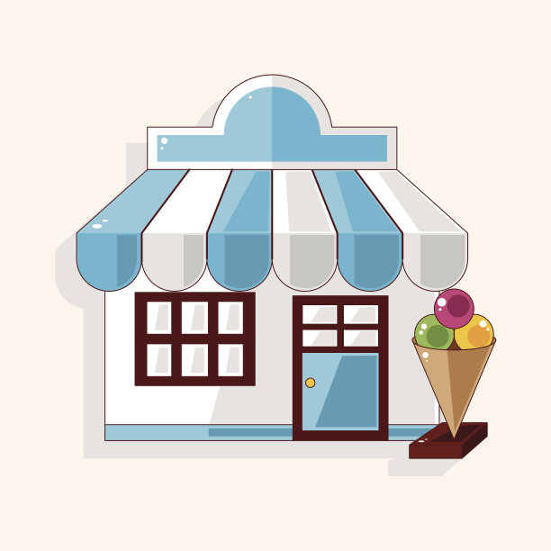 店铺店铺主题元素图片下载