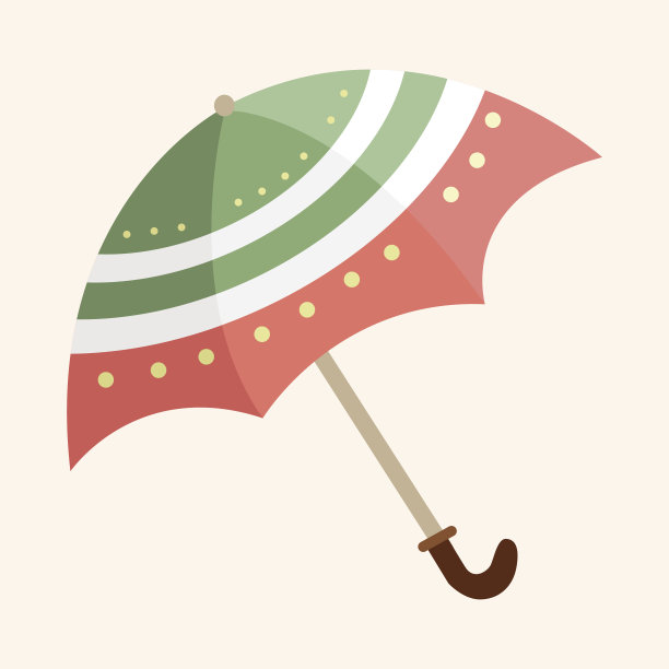 伞主题元素向量，eps图片下载