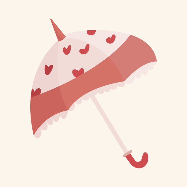 伞主题元素向量，eps图片下载