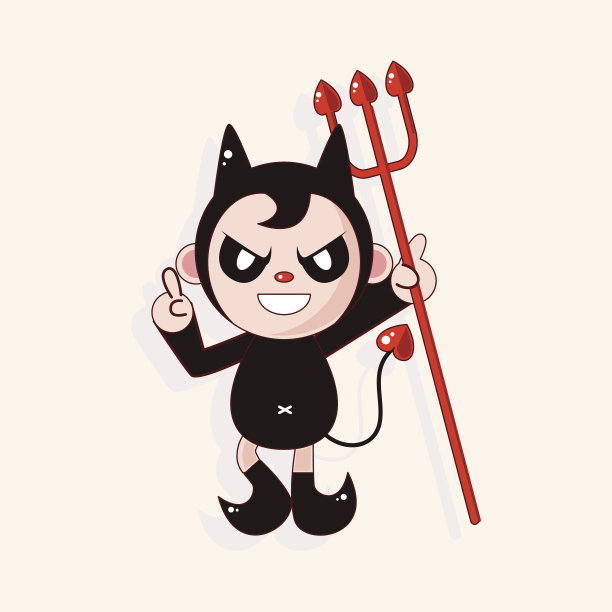 魔鬼的主题元素图片下载