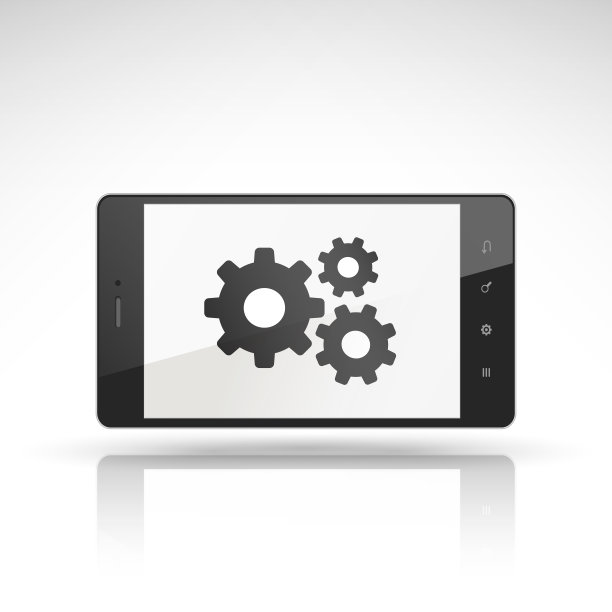 手机上的齿轮图标图片下载