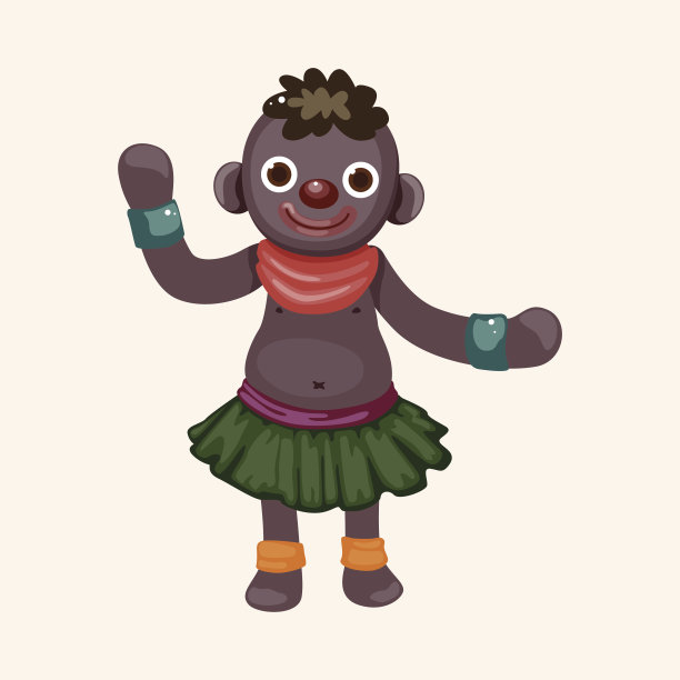 原住民主题元素图片下载