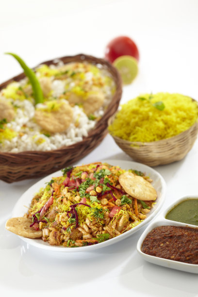 印度聊天食物Bhelpuri图片下载