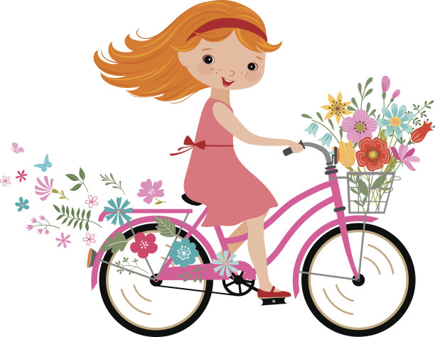 夏天的小女孩图片下载