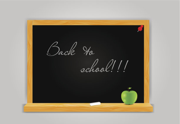 回到学校矢量背景图片下载