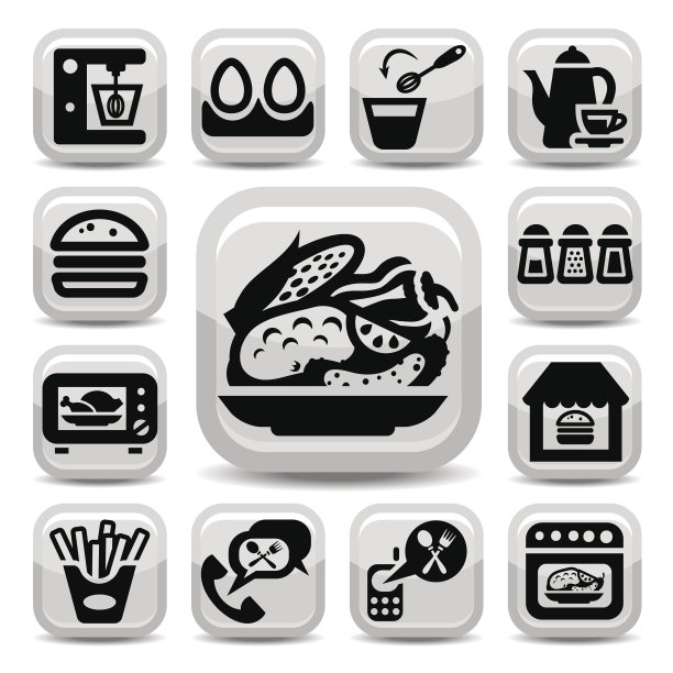 食品和厨房图标图片下载