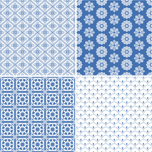 中国风格的无缝背景素材图片