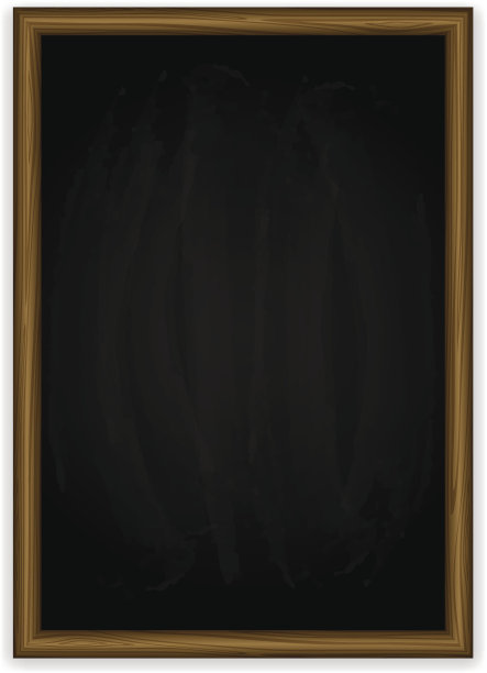 黑色垂直黑板图片下载