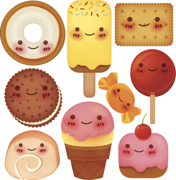 甜集合-向量文件EPS10图片下载