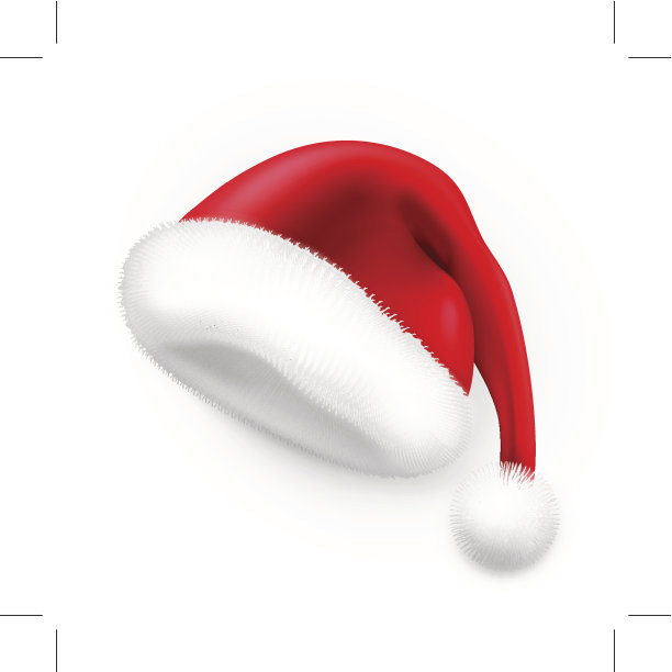 圣诞老人的帽子素材图片