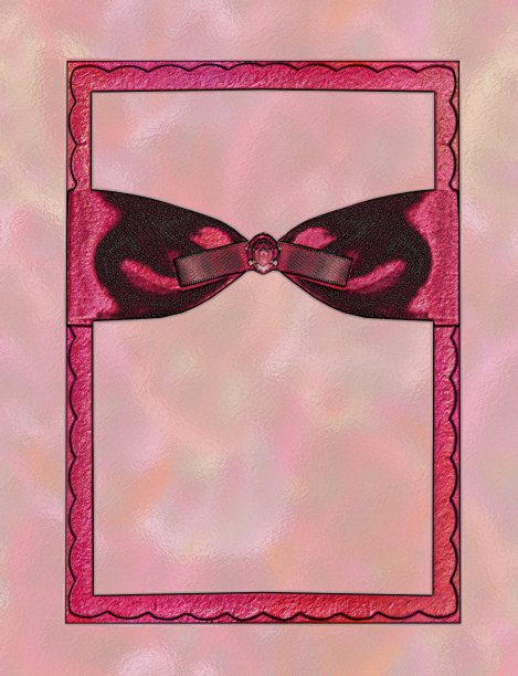 粉红色的庆祝请帖。图片下载