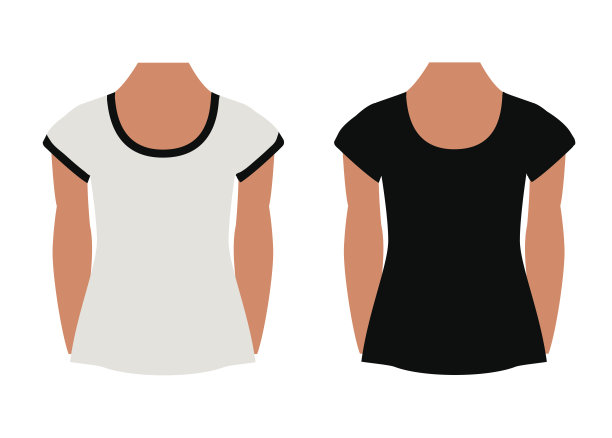 空白体恤衫图片下载