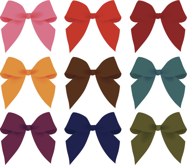 彩虹丝带矢量文件EPS10图片下载