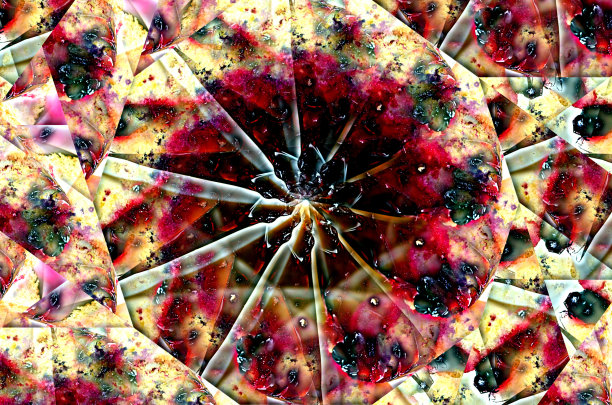 抽象的水果果冻蛋糕图片下载