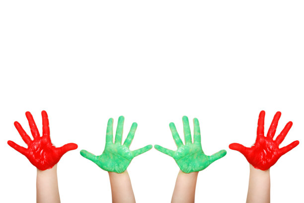 画孩子的手图片下载