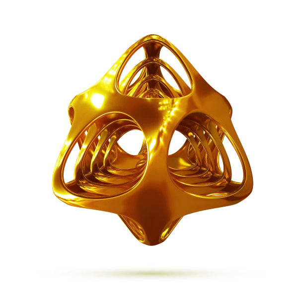 插图的黄金未来的对象图片下载