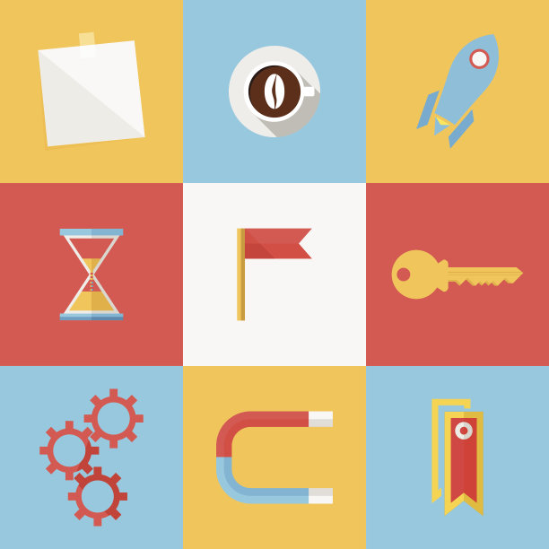 外包目标的平面图标图片下载