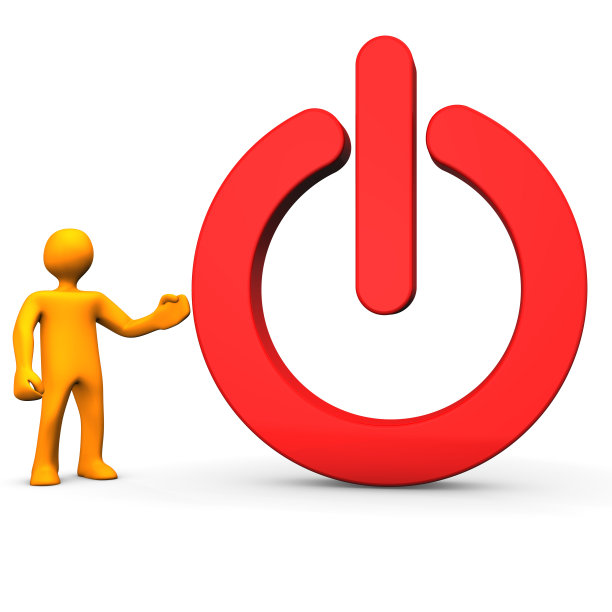 红色电源按钮图片下载