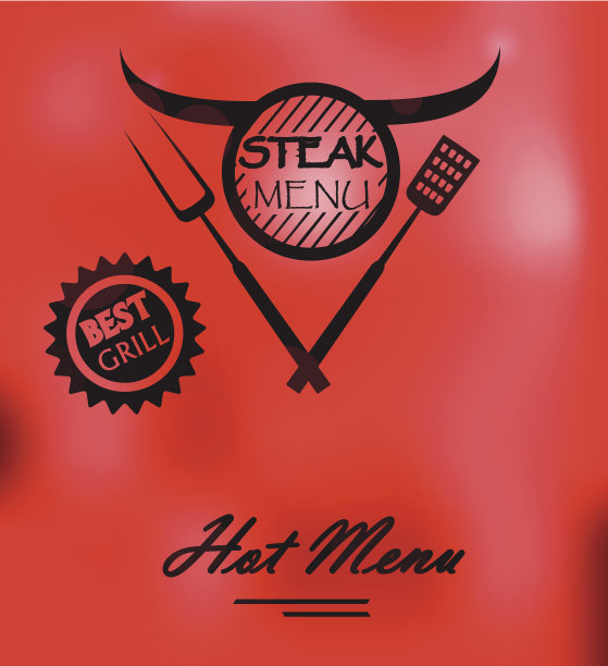 牛排菜单海报图片下载