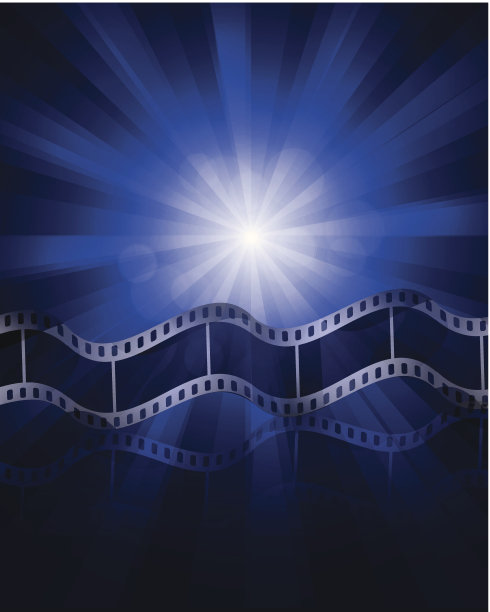 矢量胶片带背景图片下载