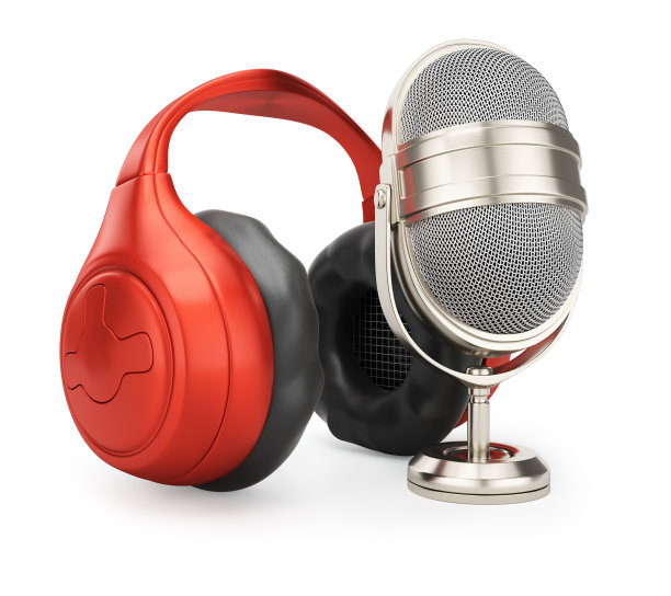 经典麦克风和耳机图片下载