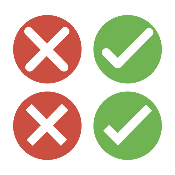 检查和关闭图标轮廓马蹄图标的网站设计图片下载