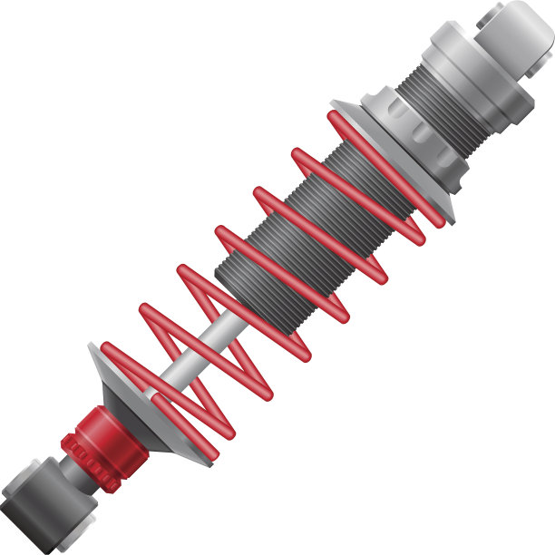 汽车减震器矢量图图片下载