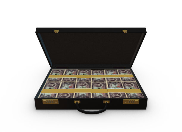 公文包里的钱- 100日元图片下载