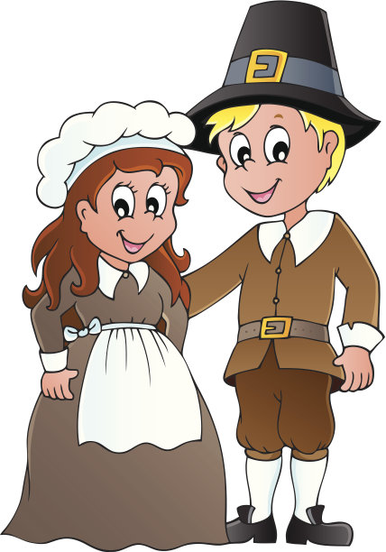 感恩节朝圣主题1图片下载