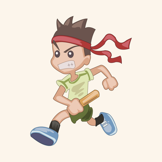 学生卡通主题元素图片下载