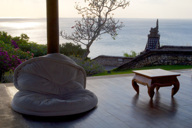 巴厘岛的露台图片下载