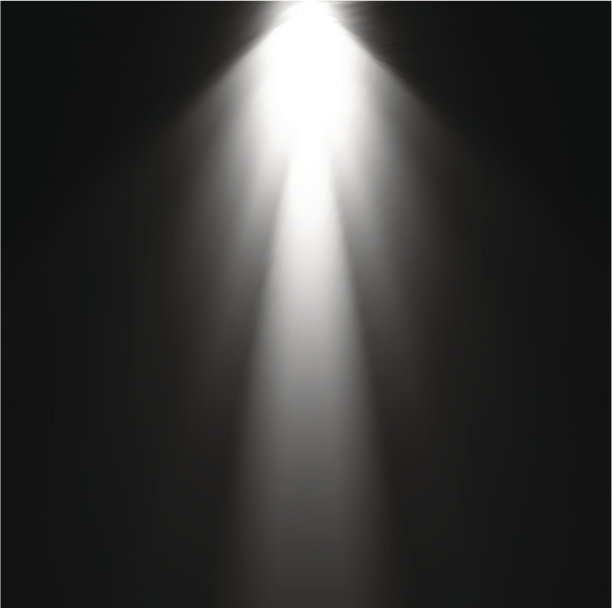 投影仪发出的光束。矢量图图片下载