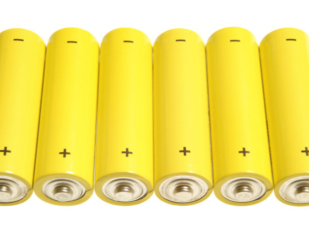 黄色的电池图片下载