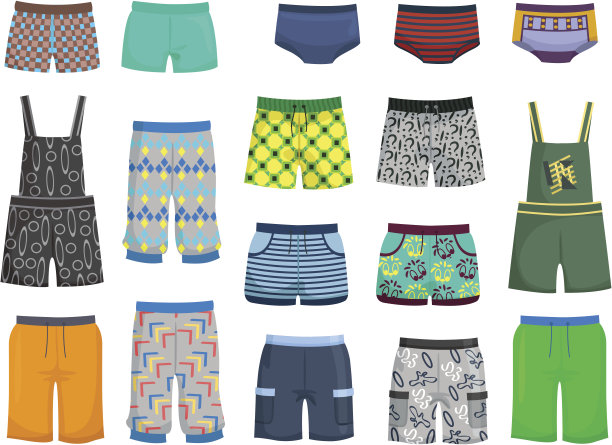 短裤和内裤素材图片